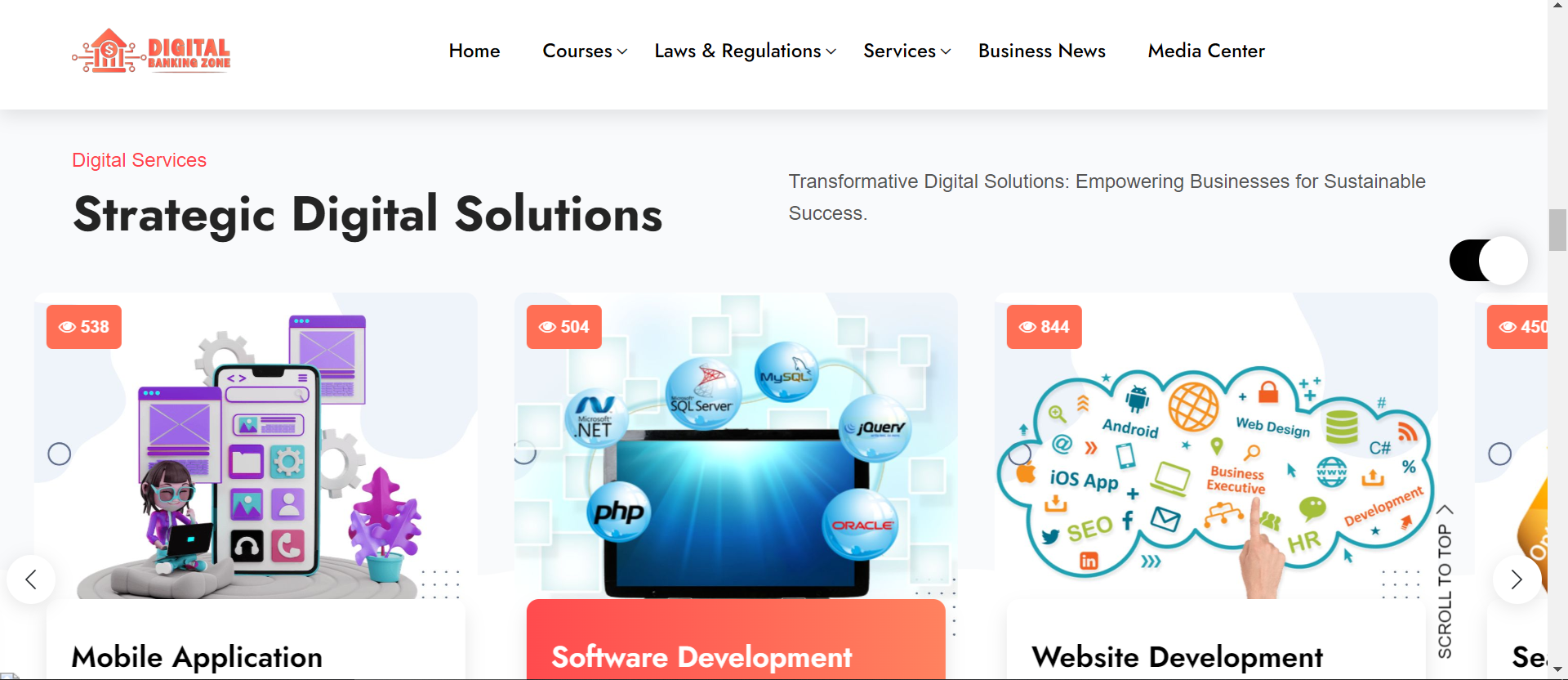 Digital Banking Zone